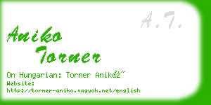 aniko torner business card